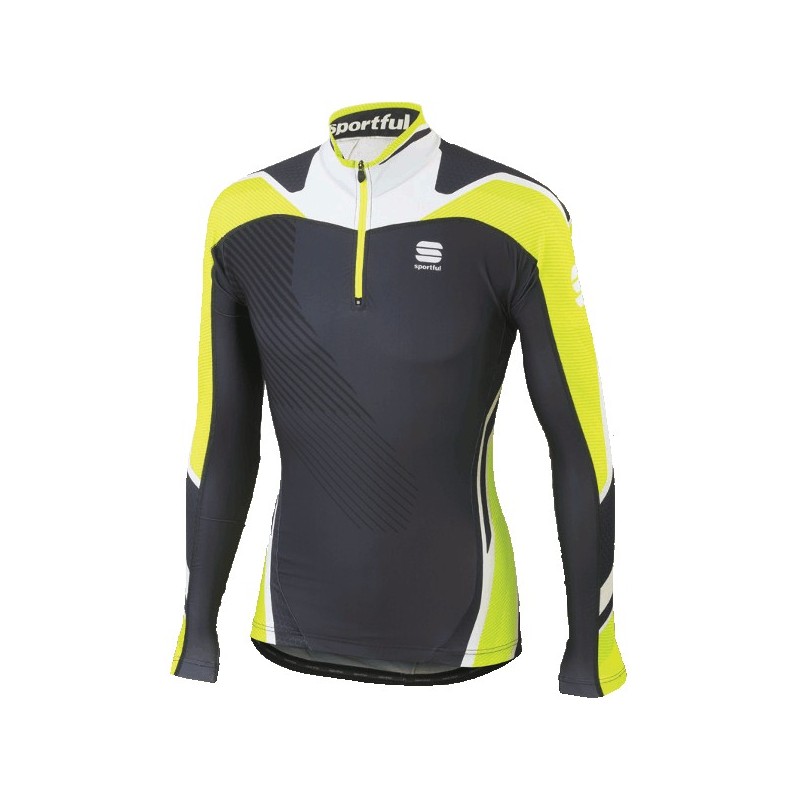 Sportful Worldloppet 4 Race Top svart-gul Sportful Worldloppet 4 Race Top svart-gul